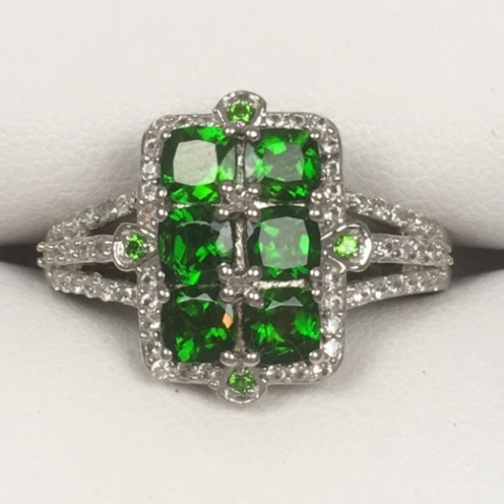 🌿Genuine Chrome Diopside Ring🌿